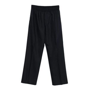 Golden Goose Men Wide Leg Pinstripe Jogger Style Trousers